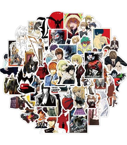 Amazon.com: Death Note Badge Pack, 10 x 12.5cm, Multi-colour